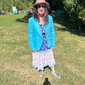 Rag & Bone Fletcher Linen Jacket with striped lining size 10!